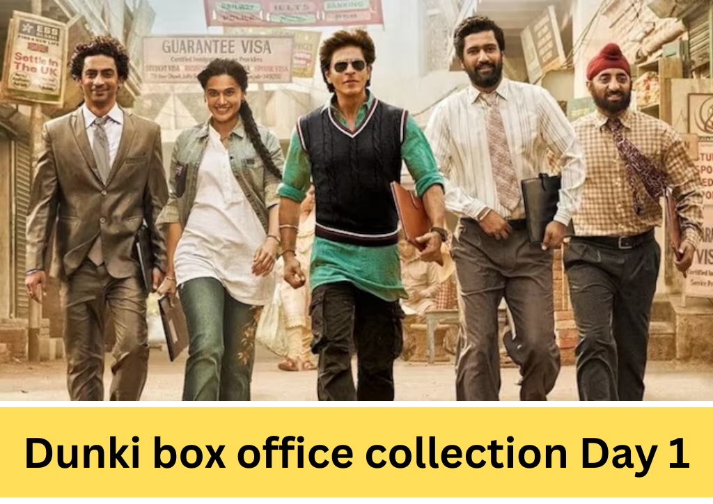 Dunki movie box office collection Day 1